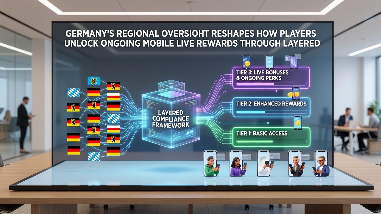 Gestaffelte Verifizierungsschritte für mobile Live-Belohnungen unter regionaler Aufsicht