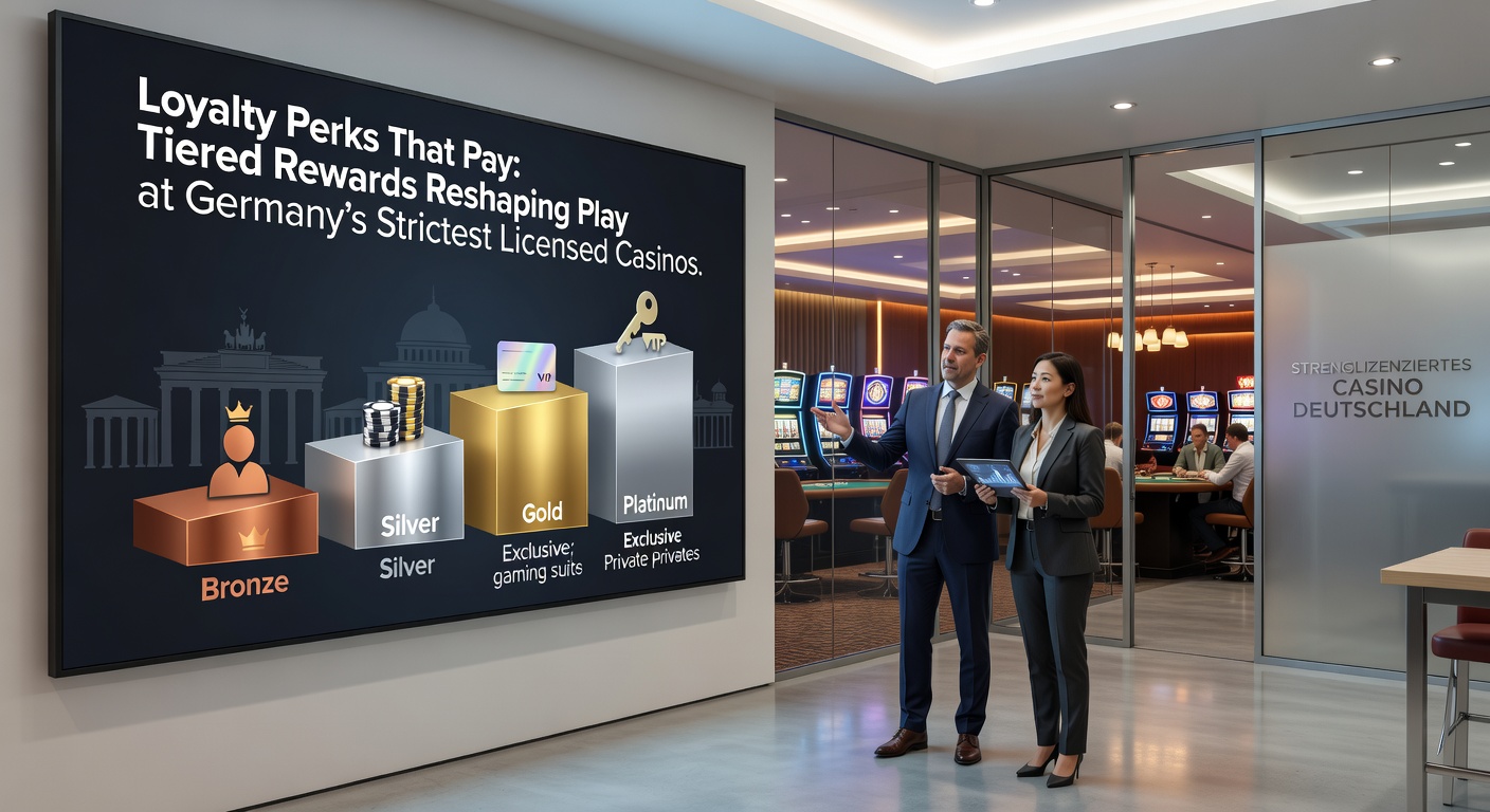 Grafik mit Vergleich von Belohnungsstufen in deutschen Casinos, inklusive Cashback-Prozenten und exklusiven VIP-Vorteilen