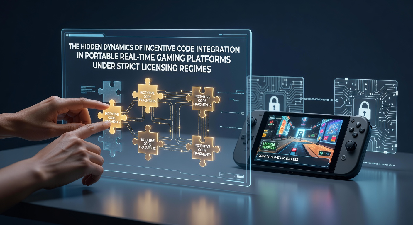 Darstellung der technischen Integration von Incentive-Codes in mobile Gaming-Plattformen mit Fokus auf Lizenzkonformität